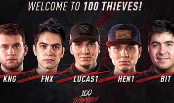 100Thieves dispensa equipe brasileira de CS:GO