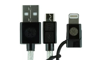 GE lança linha de cabos USB ultra resistentes para carregar celulares