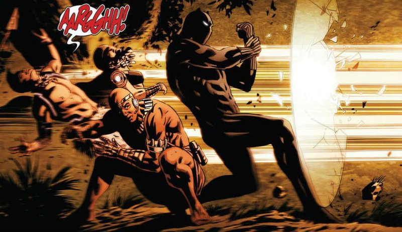 pantera negra traje marvel