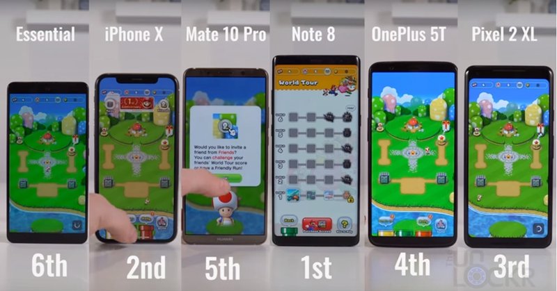 super mario run smartphone