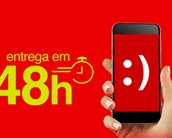 Promoção da Americanas entrega celulares em menos de 48h com frete a R$ 1