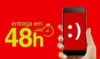 Promoção da Americanas entrega celulares em menos de 48h com frete a R$ 1