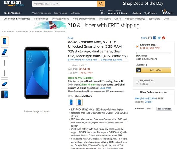 amazon zenfone