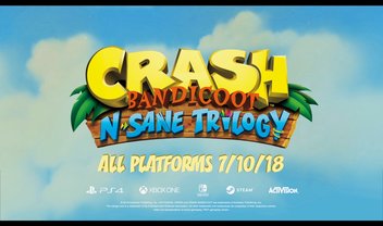 Confirmado: Crash Bandicoot N. Sane Trilogy também chegará ao Xbox One e PC