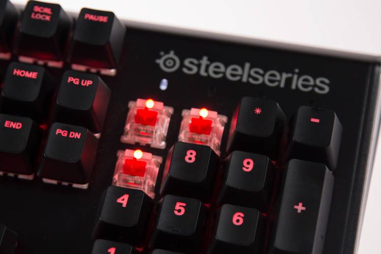 Iluminação do Apex M750