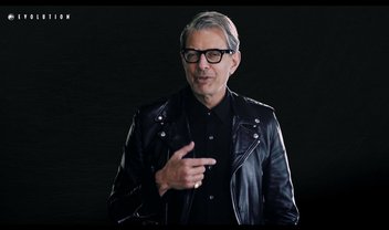 Clássico nos filmes, ator Jeff Goldblum é guia em Jurassic World Evolution