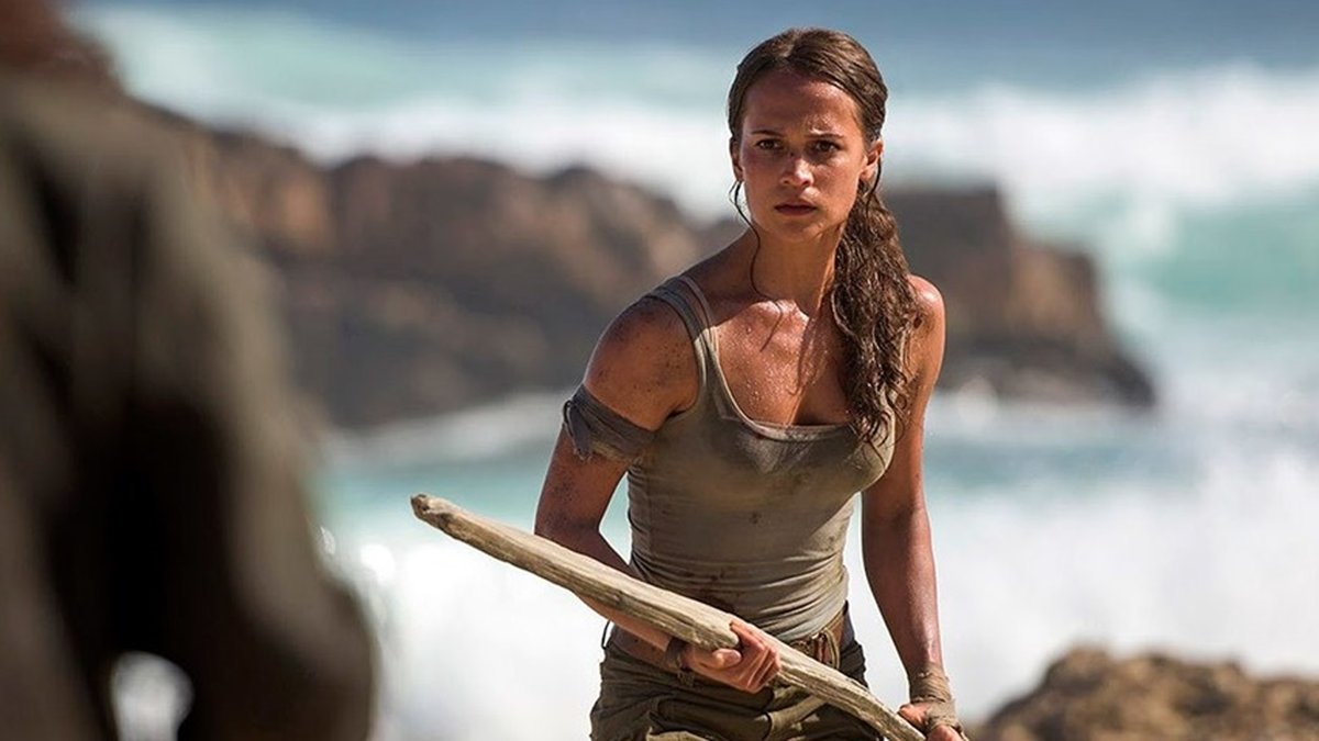 A dona do pedaço!, LaraCroft Eita, a dona do prédio Kkkkk Filme  Tomb Raider: A Origem (2018) #games #filmes #TombRaider #StatusGeekBrasil, By Status Geek Brasil