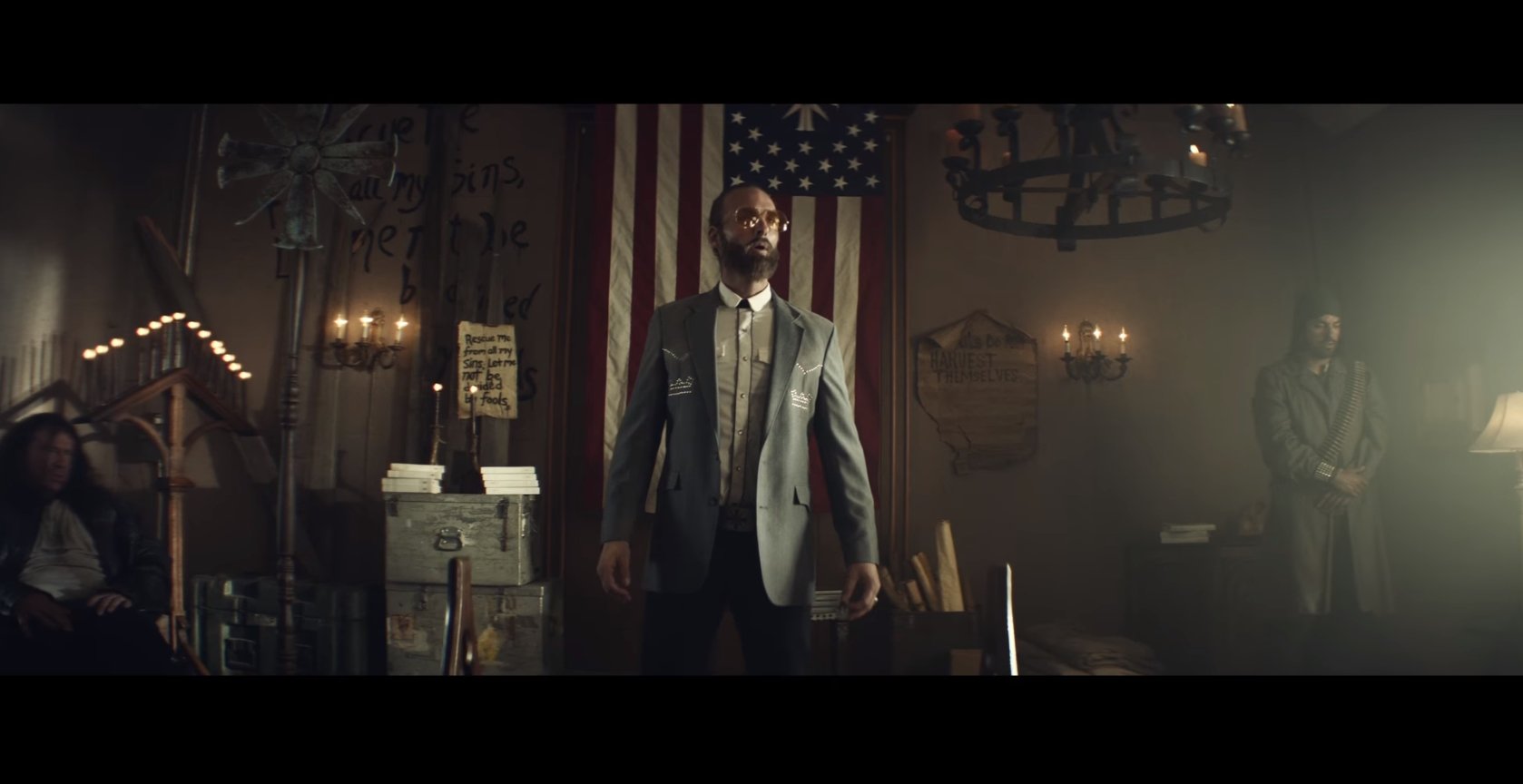 Imagem de Far Cry 5 ganha novo trailer em live-action mostrando lunáticos em culto