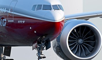 Turbina GE9X, que vai equipar os Boeing 777x, faz primeiro voo teste