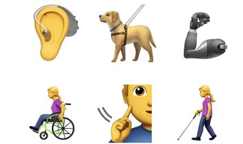 Apple pede que Unicode crie 13 novos emojis para pessoas com deficiência