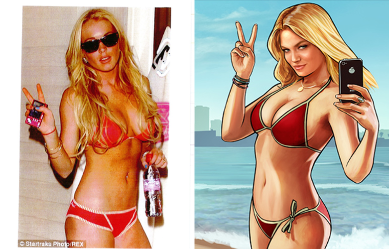 Lindsay Lohan GTA V