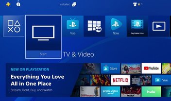 Nova atualização do PS4 muda a seção de TV & Video no console