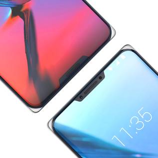 Imagem de Um é pouco! Vazam imagens de smartphone da ZTE com dois entalhes na tela