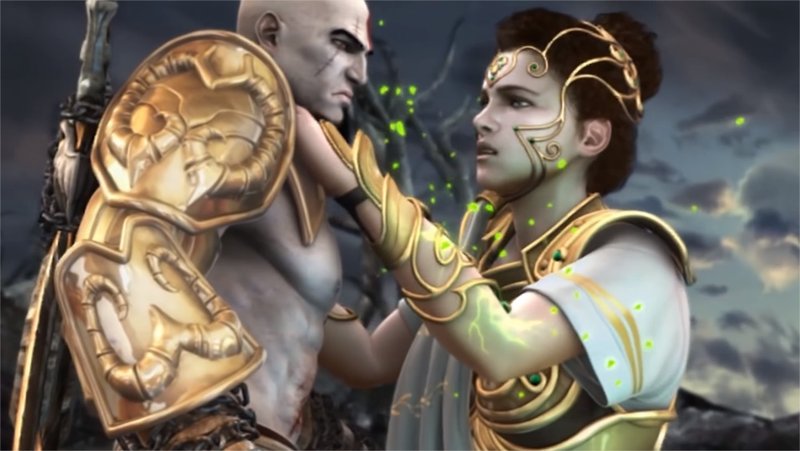 atena kratos revelation death