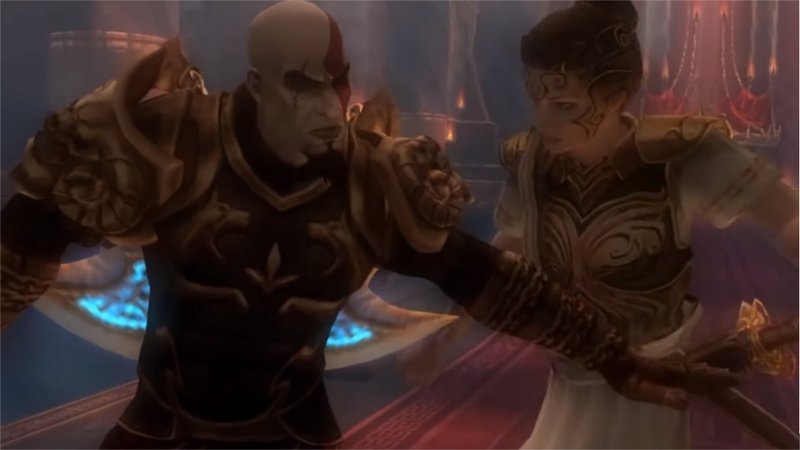 kratos atena arguing