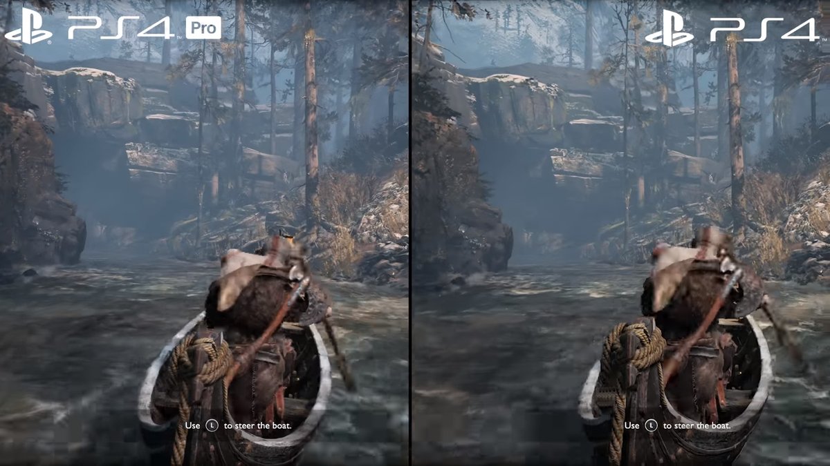 God of War: é hora de checar o comparativo entre PS4 Pro e o PS4 comum