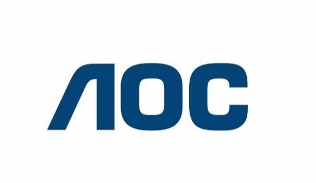 A logo da AOC.