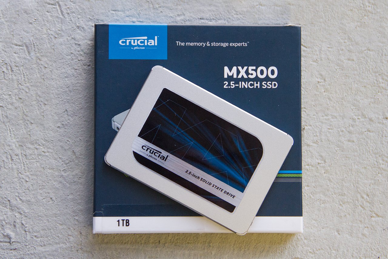 Visual SSD Crucial MX500