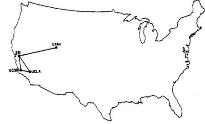 Um mapa dos Estados Unidos.