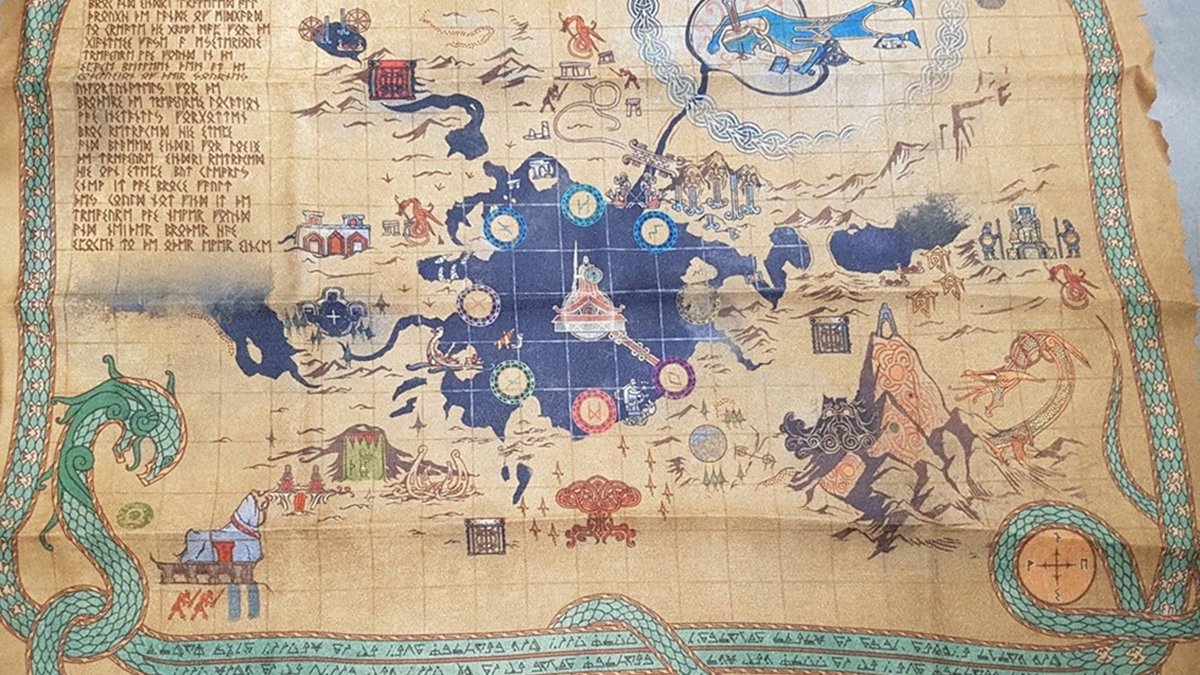 God of War 2018 Mapa do Tesouro Não Pisque 