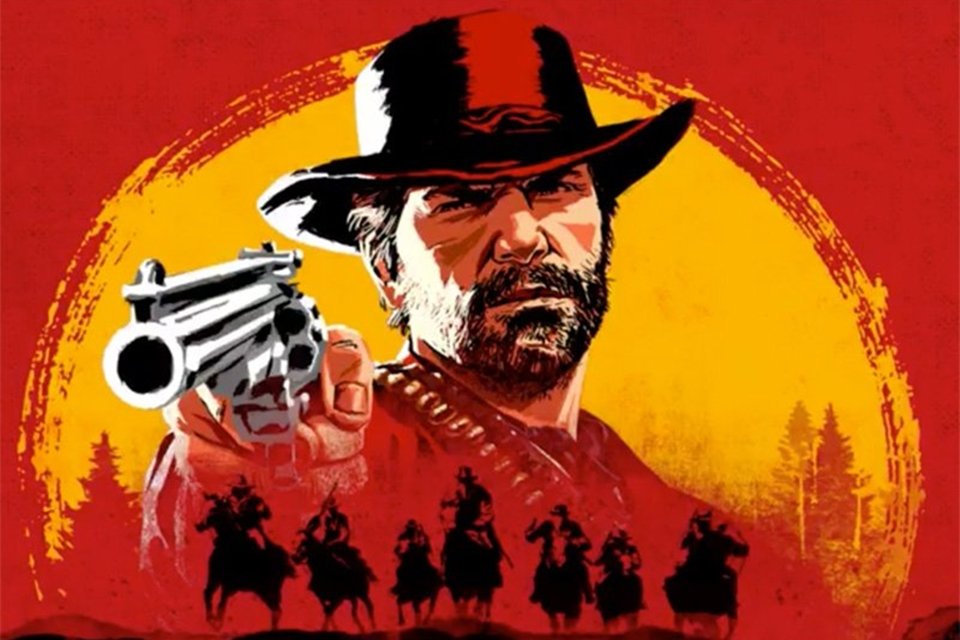 PS4 - Playstation 4 - Jogo Red Dead Redemption 2 na cai