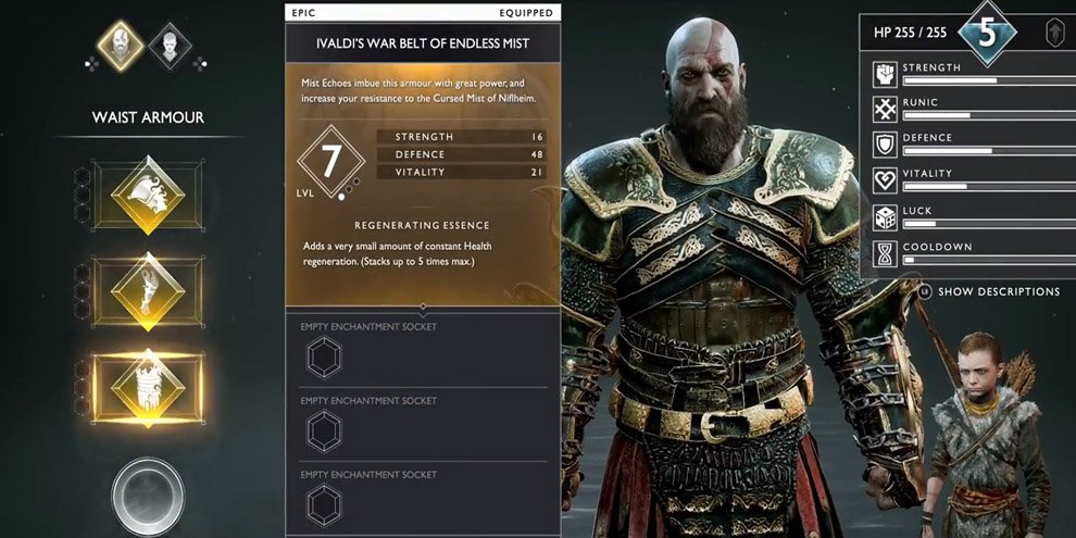 God of War - Como ganhar a melhor armadura?