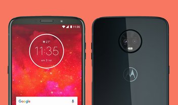 Nova imagem do Moto Z3 Play reforça câmera dupla e tela sem botão físico