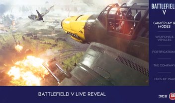 Battlefield V é revelado com história na Segunda Guerra Mundial,  multiplayer sempre em evolução e mais 