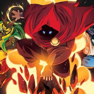 Imagem de Crie combos com magias e feitiços poderosos em Wizard of Legend
