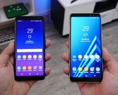 Samsung Galaxy A9 aparece com tela gigantesca