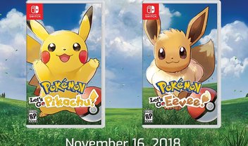 Pokémon Let’s Go Pikachu e Pokémon Let’s Go Eevee são revelados para Switch