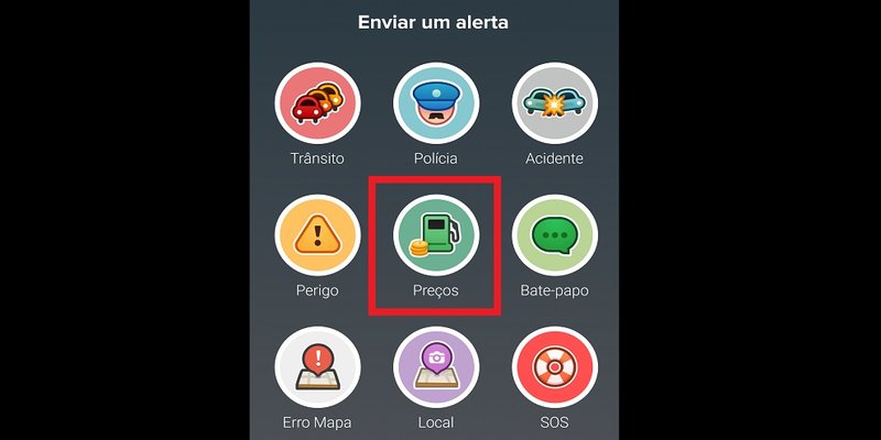 Waze e combustíveis