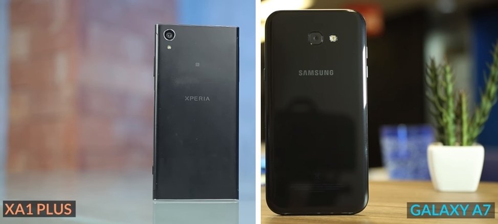 Xperia XA1 Plus vs Galaxy A7
