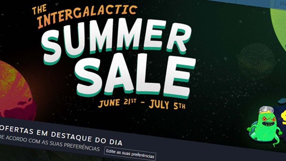 Ofertas de verão da Steam começam junto com a próxima estação