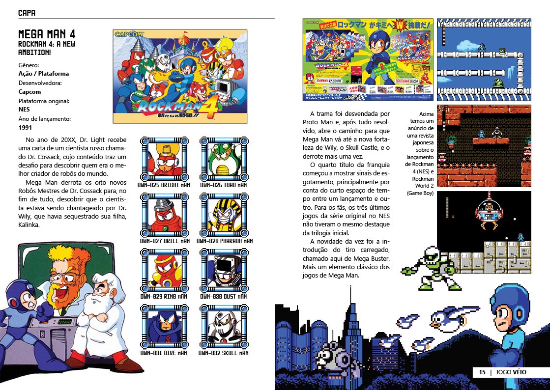 Revista Jogo Véio Nº 2 - Mega Man