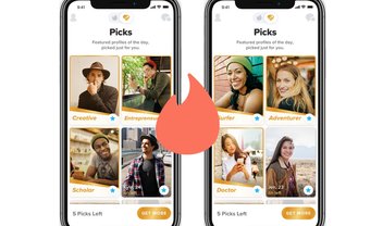 Picks: Tinder agora escolhe as melhores opções de parceiros para você