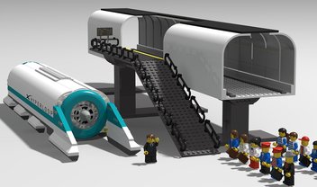 Engenheiro espanhol cria conceito de uma edição de LEGO do Hyperloop