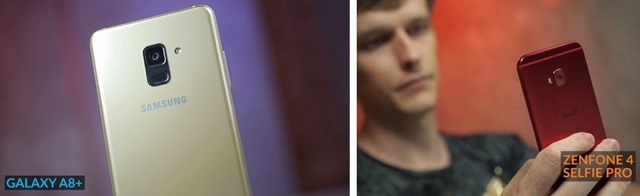 Galaxy A8+ vs Zenfone 4 Selfie