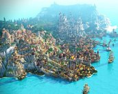 Vídeo mostra a Novigrad de The Witcher 3 recriada por jogador em Minecraft