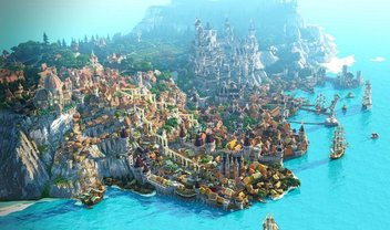 Vídeo mostra a Novigrad de The Witcher 3 recriada por jogador em Minecraft