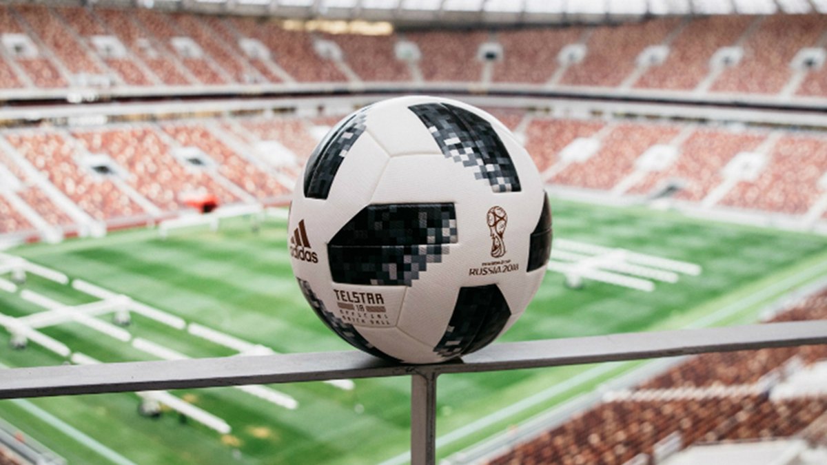 adidas Copa do Mundo Oficial 2018 Telstar, Bola Oficial, Branco