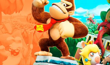 Vamos desbravar a Donkey Kong Adventure de Mario + Rabbids ao vivo!