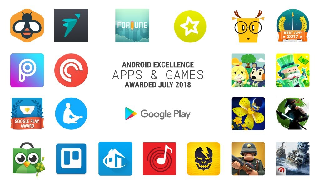 Google divulga nova lista dos apps e games com selo Android