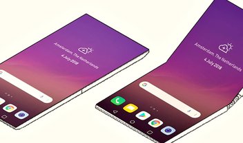 Lembra do celular flip? Patente da LG mostra smartphone dobrável parecido