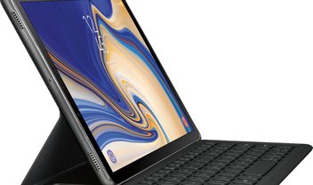 Vazam imagens do Galaxy Tab S4 com S Pen e capa que vira teclado