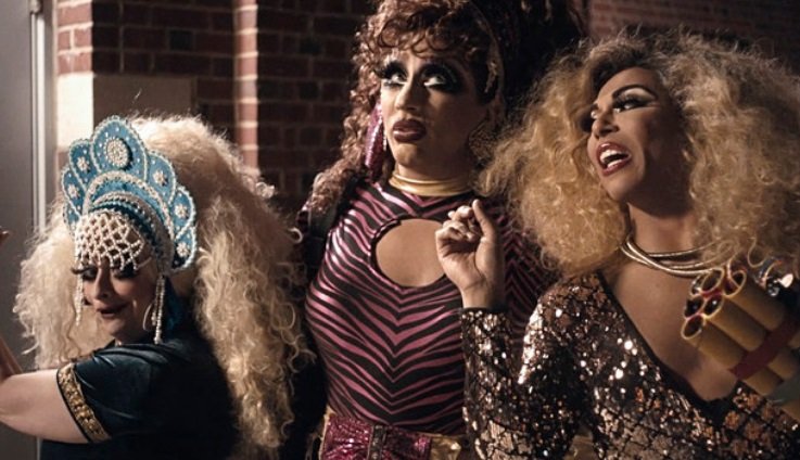 Três drag queens.