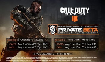 Call of Duty Black Ops 4: Beta está próximo! Confira o novo trailer