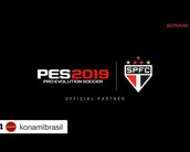 PES 2019: Konami anuncia que é patrocinadora oficial do SPFC