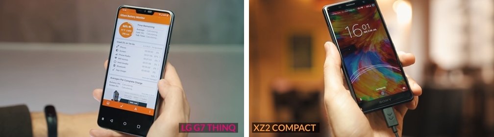Xperia XZ2 Compact LG G7 ThinQ
