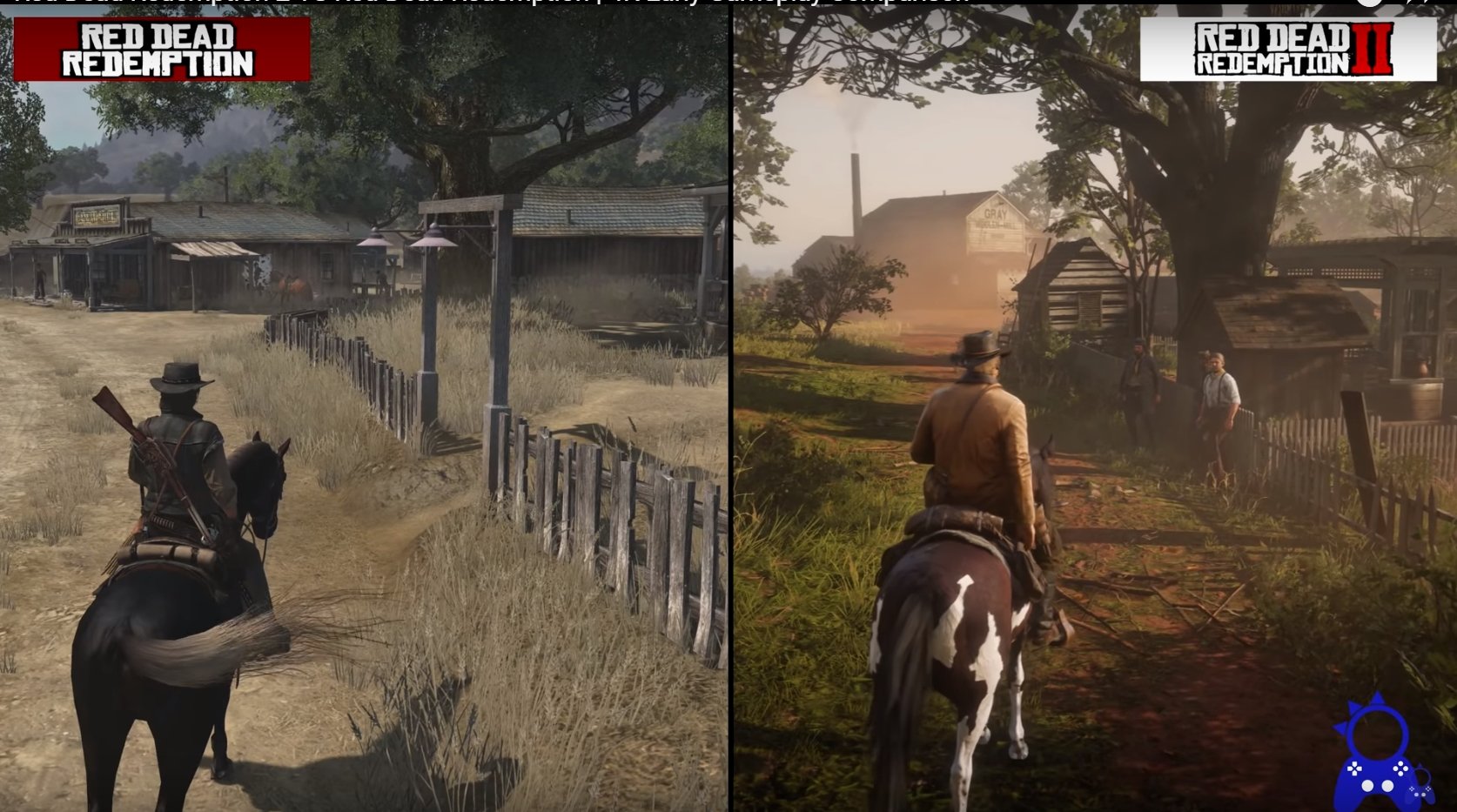 Red Dead Redemption 1 e 2: vídeo compara nível de detalhes entre eles